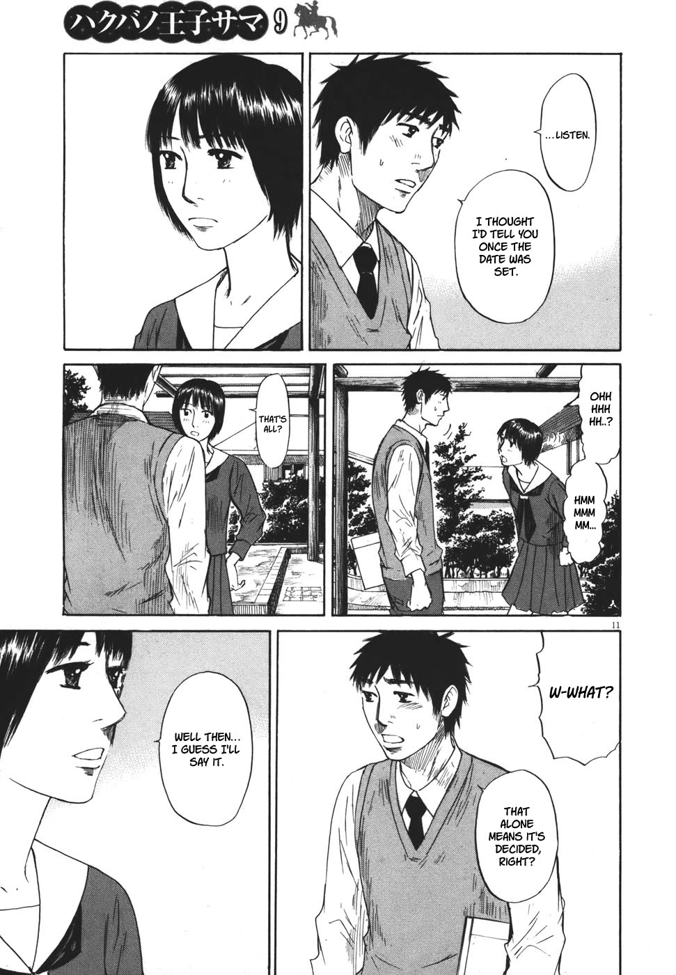 Hakuba no Oujisama Chapter 97 page 11 - Chapter 97: Absolutely a Secret
