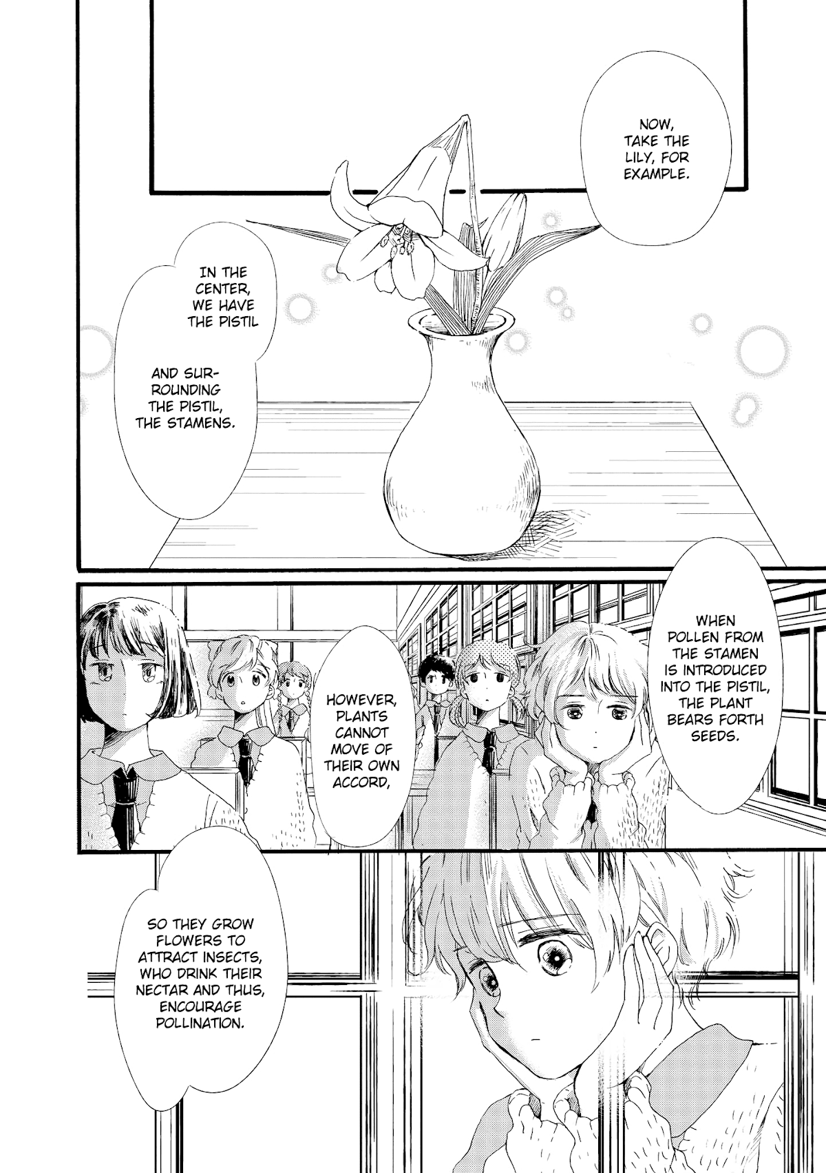 Hakugin Gymnasium Chapter 1.2 page 32 - Vol.1 Chapter 2: The Day the White Lily was Painted Red