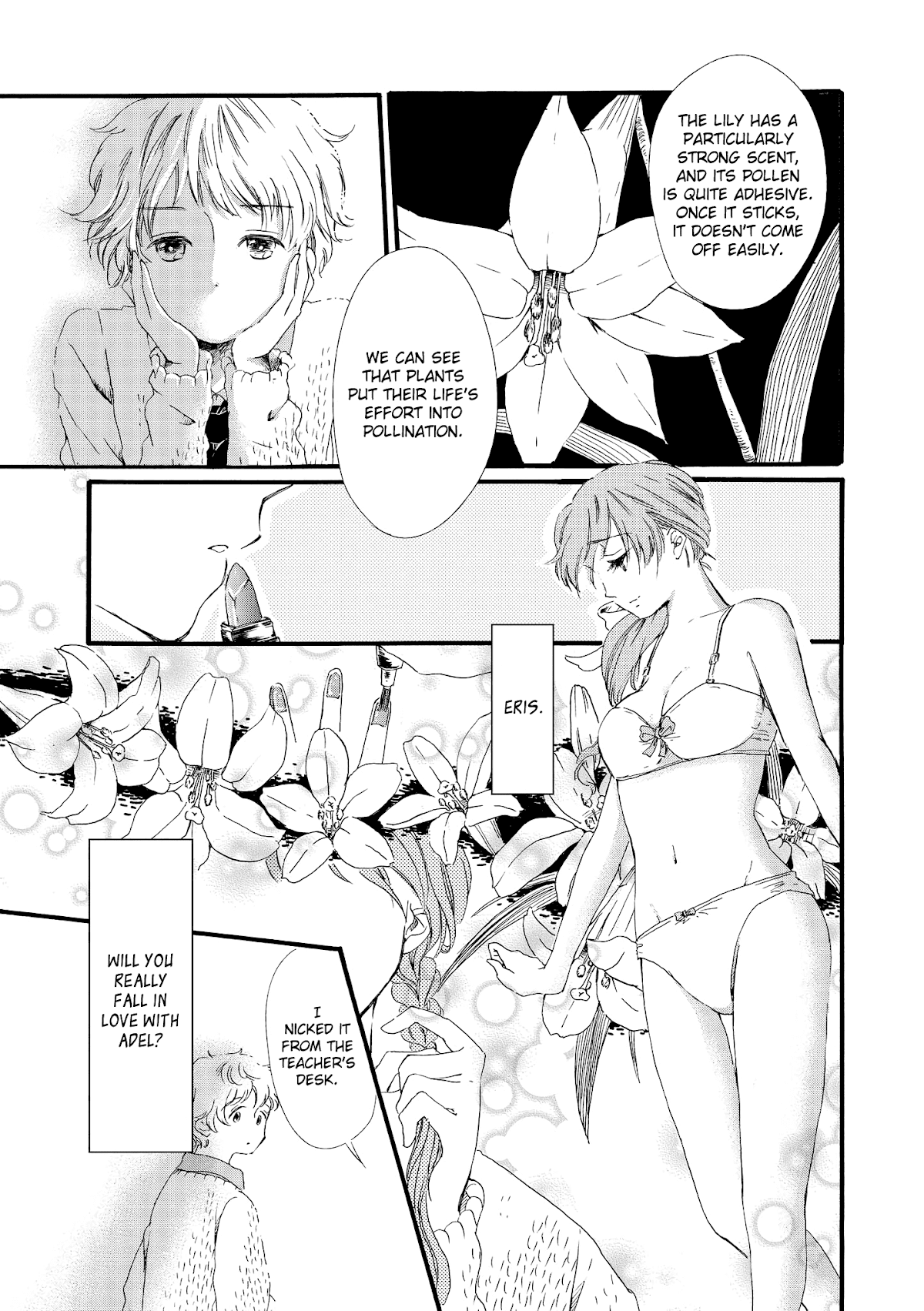 Hakugin Gymnasium Chapter 1.2 page 33 - Vol.1 Chapter 2: The Day the White Lily was Painted Red