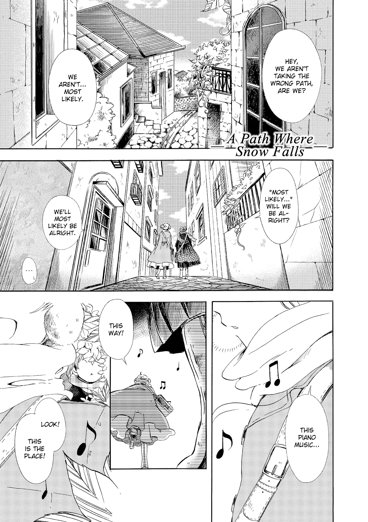 Hakugin Gymnasium Chapter 2.2 page 1 - Vol.2 Chapter 2: A Path Where Snow Falls