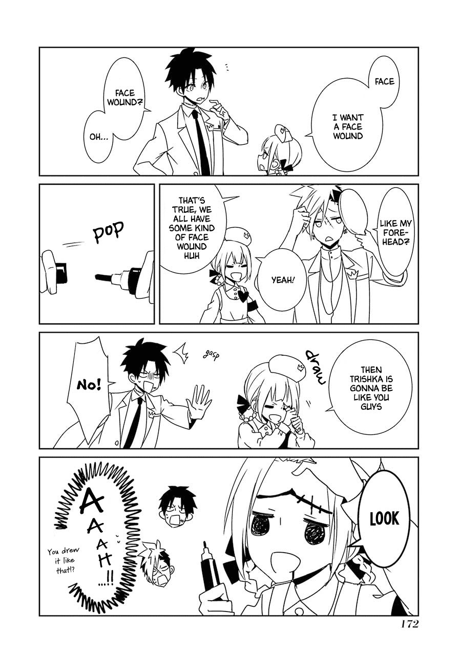 Hakui no Ou-sama Chapter 19.5 page 2 - Chapter 19.5: Extra: Daily Life at King Lab