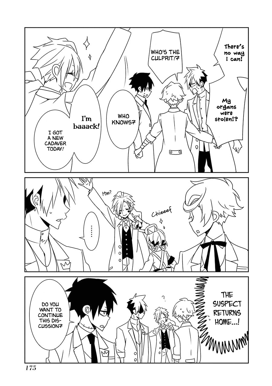 Hakui no Ou-sama Chapter 19.5 page 5 - Chapter 19.5: Extra: Daily Life at King Lab