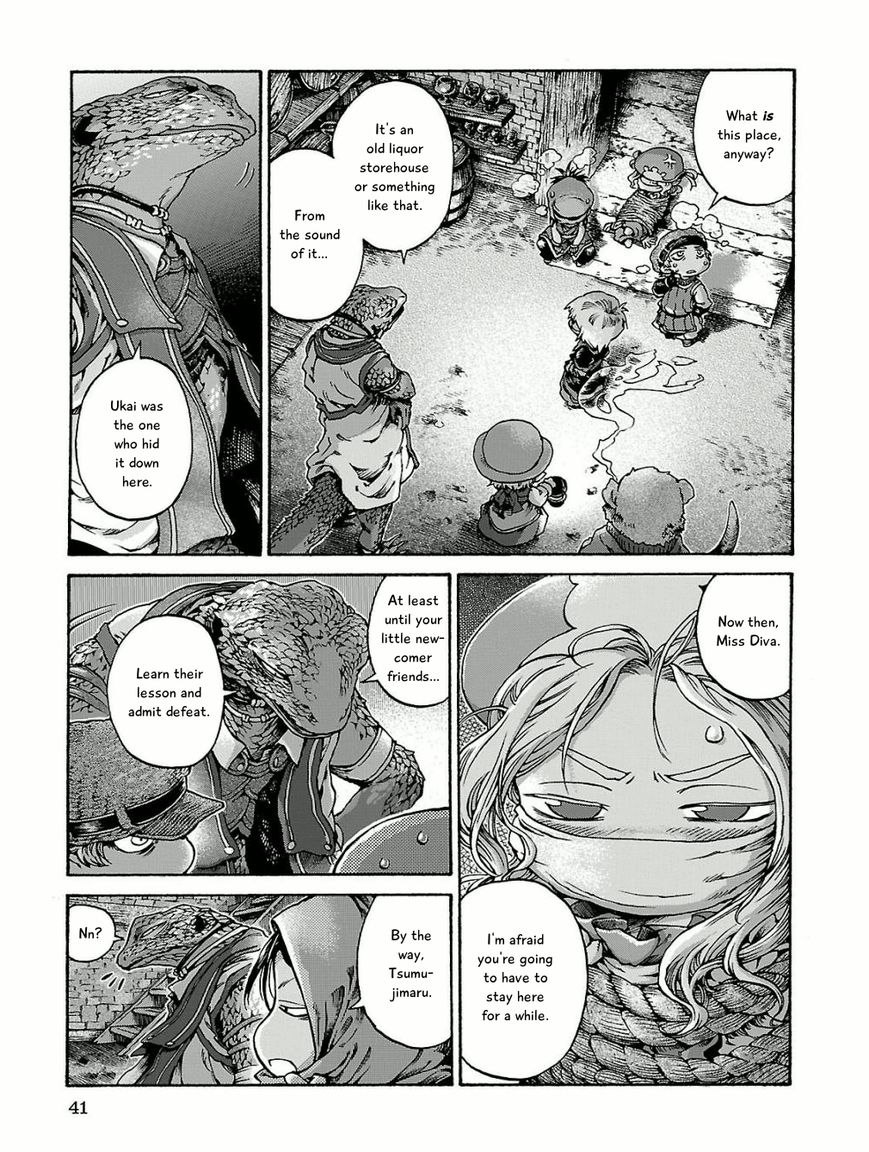 Hakumei to Mikochi Chapter 15.2 page 13 - Chapter 15.2 : A Very Long Day (II) Julep and Underground Passage