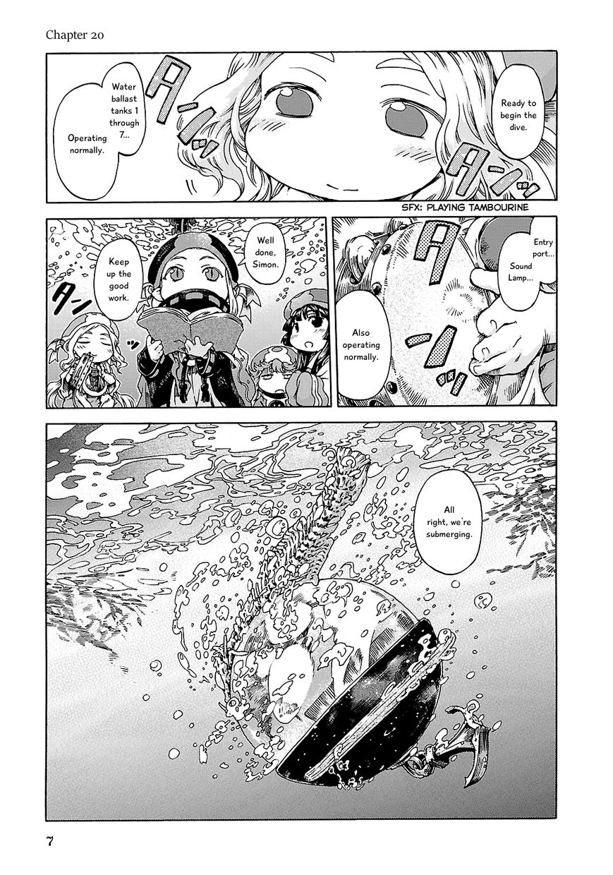 Hakumei to Mikochi Chapter 20.1 page 6 - Chapter 20.1 : Rhythm of the Deep (I) Silence and Noise