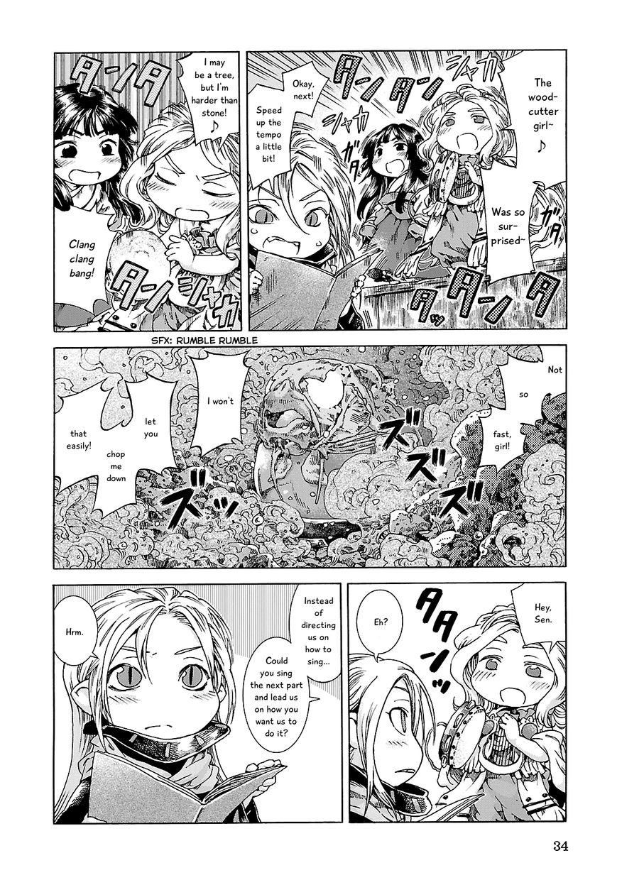 Hakumei to Mikochi Chapter 20.2 page 10 - Chapter 20.2 : Rhythm of the Deep (II) Diving Suit and Tambourine
