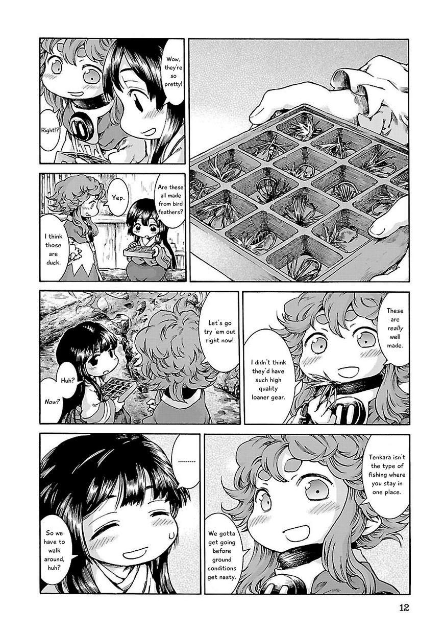 Hakumei to Mikochi Chapter 27 page 11 - Chapter 27 : Rain and Tenkara Fly Fishing