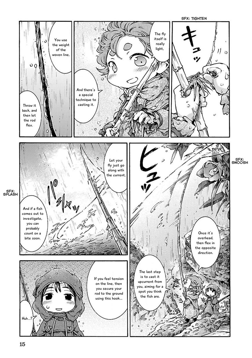 Hakumei to Mikochi Chapter 27 page 14 - Chapter 27 : Rain and Tenkara Fly Fishing