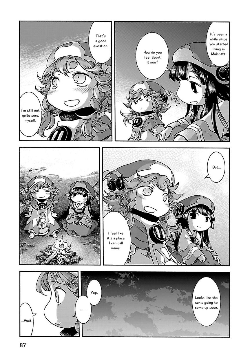 Hakumei to Mikochi Chapter 30.2 page 11 - Chapter 30.2 : A Redhead's Memories (II) Daybreak on the Ropeway