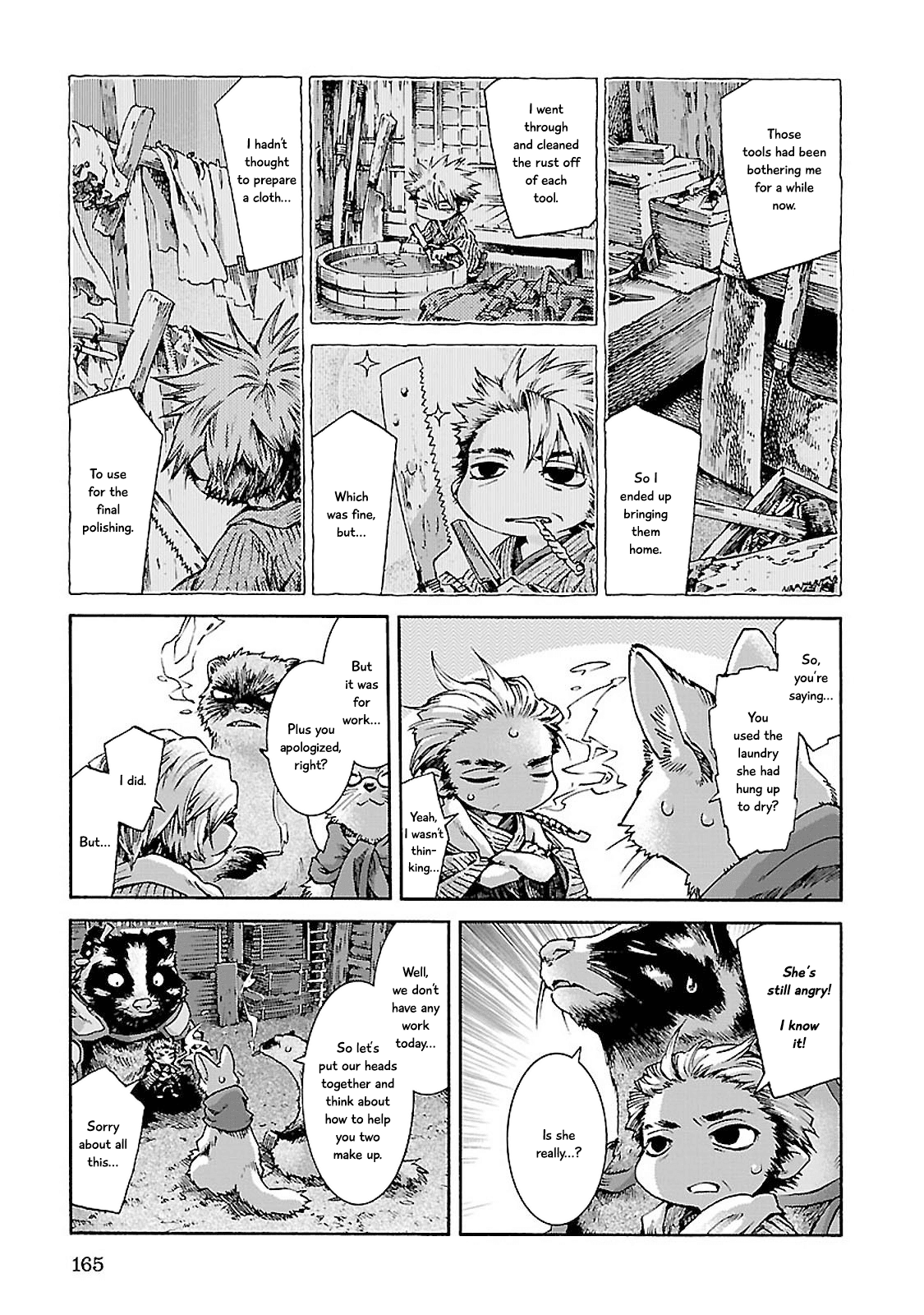 Hakumei to Mikochi Chapter 34 page 5 - Chapter 34 : Married Couple and Tenugui