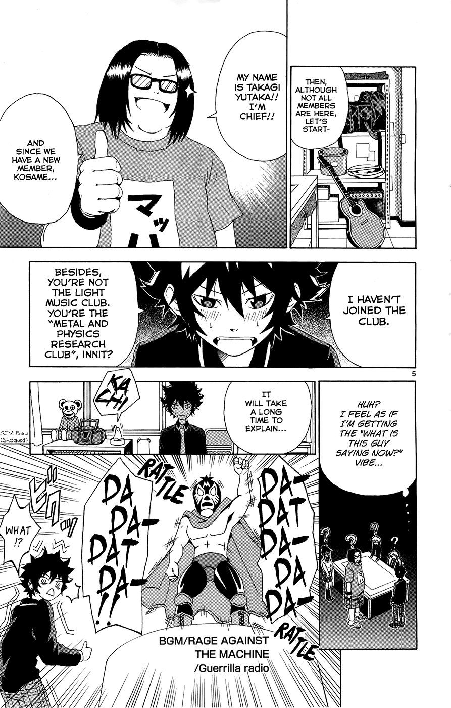 Hallelujah Overdrive! Chapter 2 page 6 - Chapter 2: The Drowning Kosame is Grasping Straws