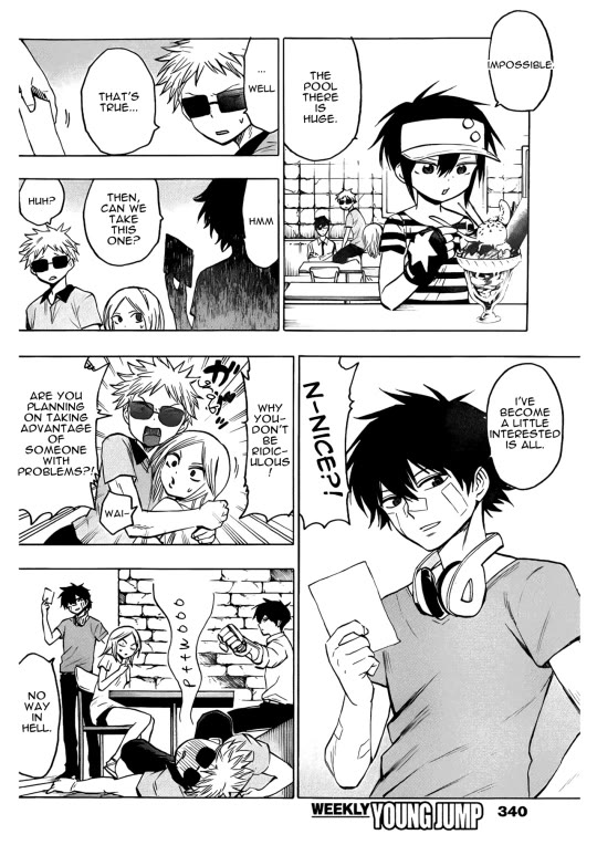 Hamatora - The Comic Chapter 16 page 10 - Chapter 16: Pool Surveillance Isn’t Easy