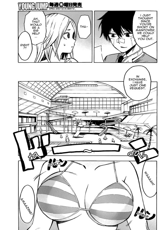 Hamatora - The Comic Chapter 16 page 11 - Chapter 16: Pool Surveillance Isn’t Easy