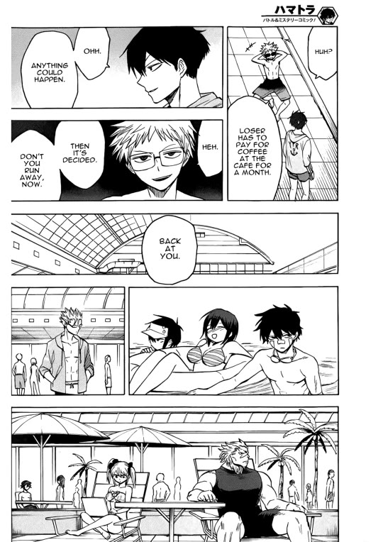 Hamatora - The Comic Chapter 16 page 16 - Chapter 16: Pool Surveillance Isn’t Easy