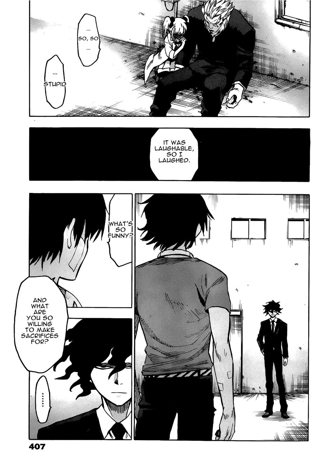 Hamatora - The Comic Chapter 17 page 27 - Chapter 17: Blind-spot of a Miracle