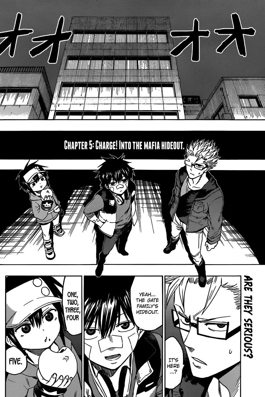 Hamatora - The Comic Chapter 5 page 2 - Chapter 5: Charge! into the mafia hideout