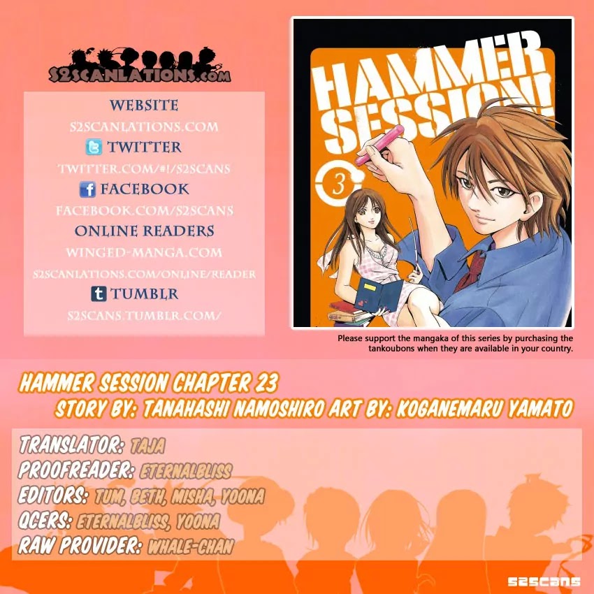 Hammer Session! Chapter 23 page 1 - Chapter 23: session 23. A Bloody Conclusion