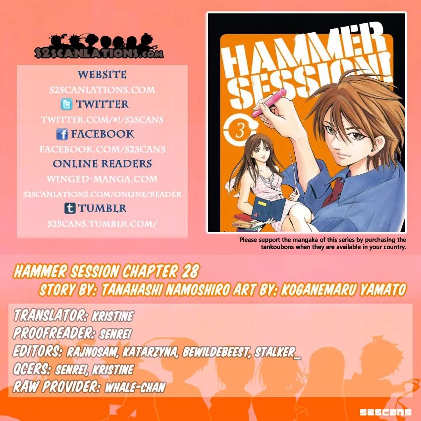 Hammer Session! Chapter 28 page 1 - Chapter 28: session 28. The Story of Mizuki Ryoko's Great Spy Strategy!