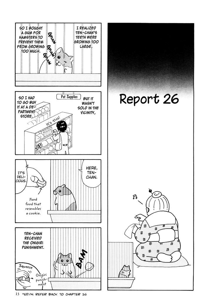 Hamster no Kenkyuu Report Chapter 22 page 1 - Chapter 22 : Report 26