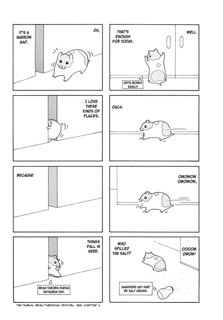 Hamster no Kenkyuu Report Chapter 23 page 5 - Chapter 23 : Chibisuke's Escapade