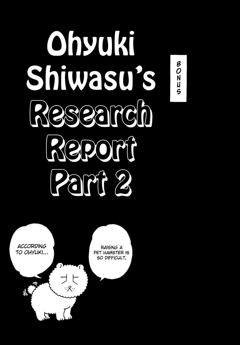 Hamster no Kenkyuu Report Chapter 28 page 1 - Chapter 28: Ohyuki Shiwasu's Research Report Part 2