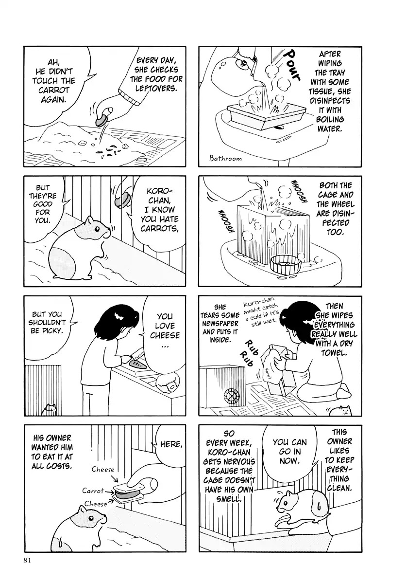 Hamster no Kenkyuu Report Chapter 33 page 13 - Chapter 33: Koro's Long Day
