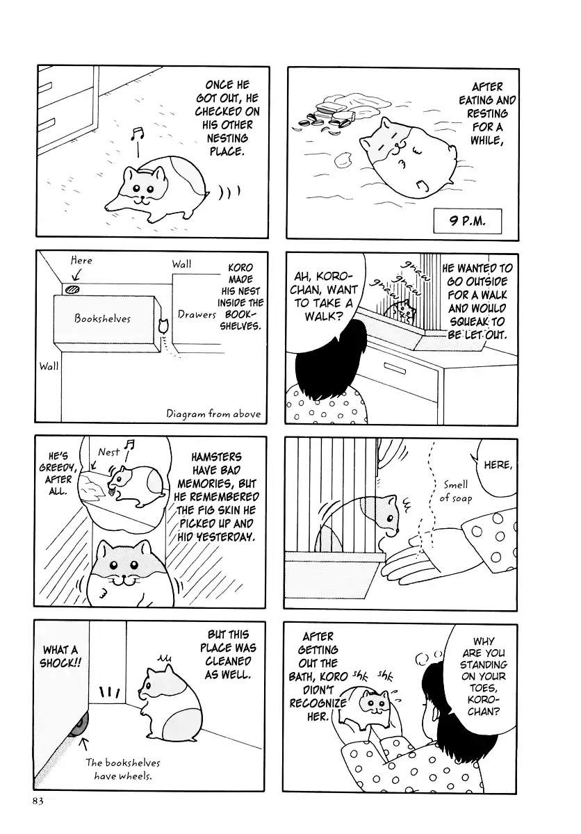 Hamster no Kenkyuu Report Chapter 33 page 15 - Chapter 33: Koro's Long Day