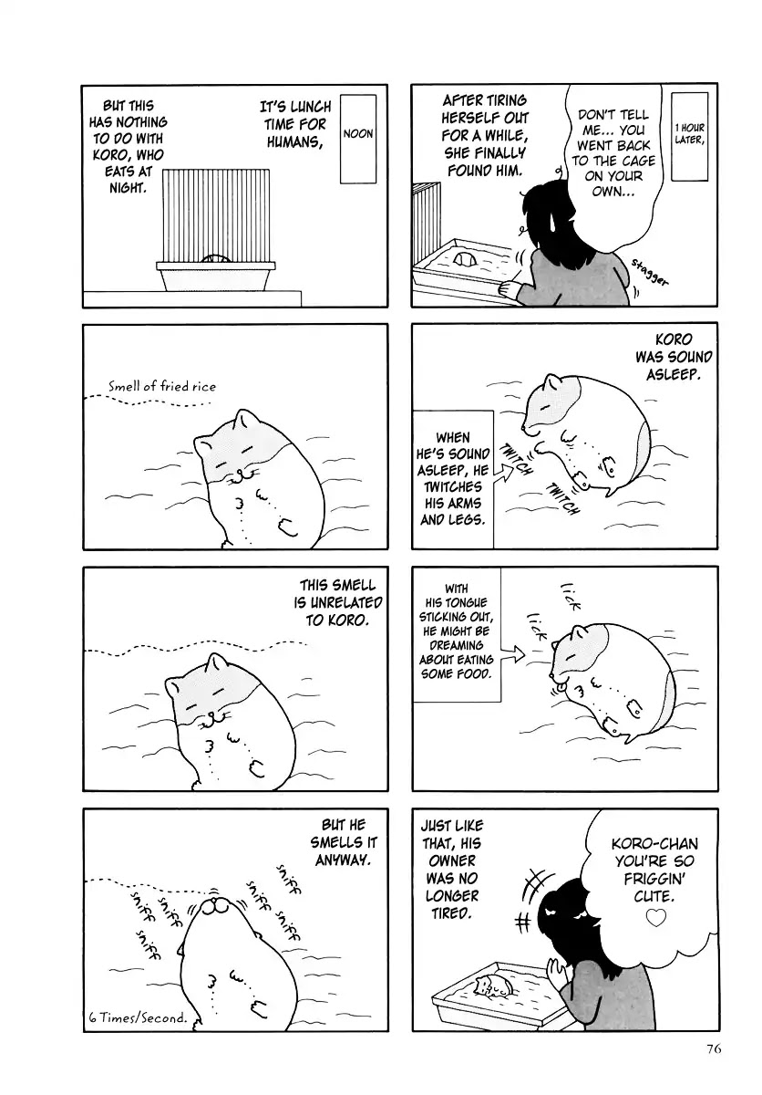 Hamster no Kenkyuu Report Chapter 33 page 8 - Chapter 33: Koro's Long Day