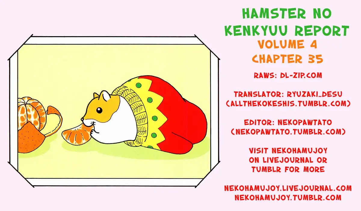Hamster no Kenkyuu Report Chapter 35 page 7 - Chapter 35: Continuing: Ohyuki Shiwasu's Research Report