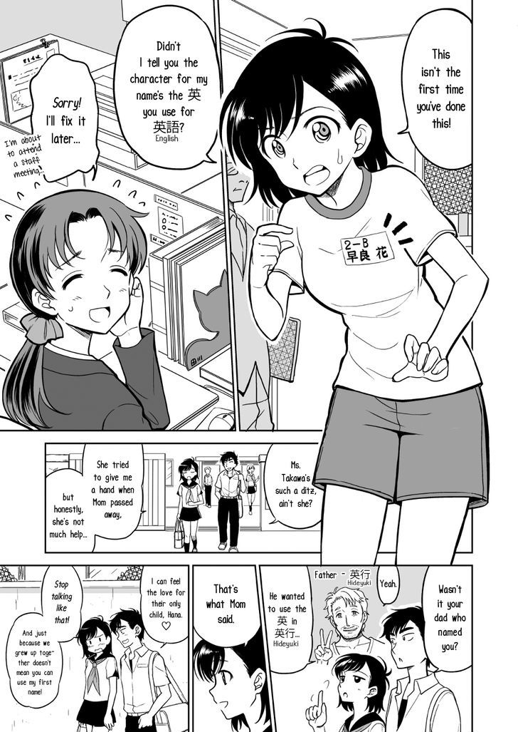 Hana and Eru Chapter 1 page 2 - Chapter 1