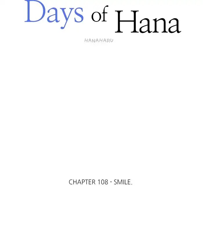 Hana Haru Chapter 108 page 34 - Chapter 108: Smile