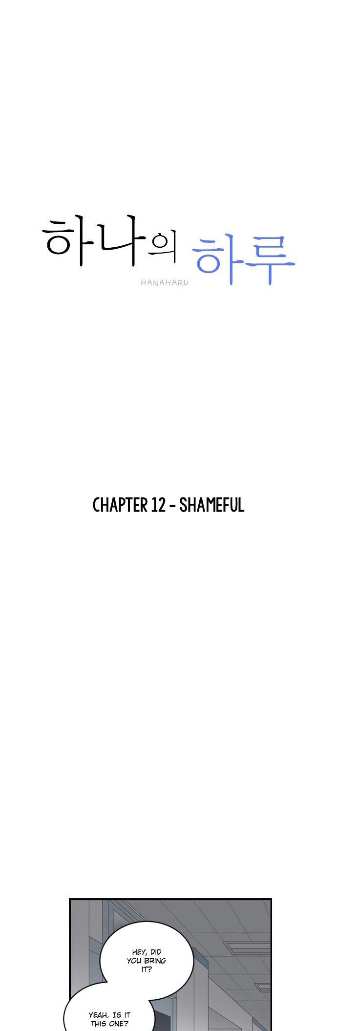 Hana Haru Chapter 12 page 9 - Chapter 12 : Shameful