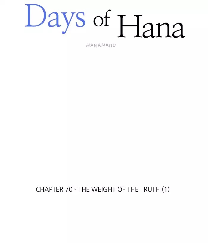 Hana Haru Chapter 70 page 31 - Chapter 70: The Weight of The Truth (1)