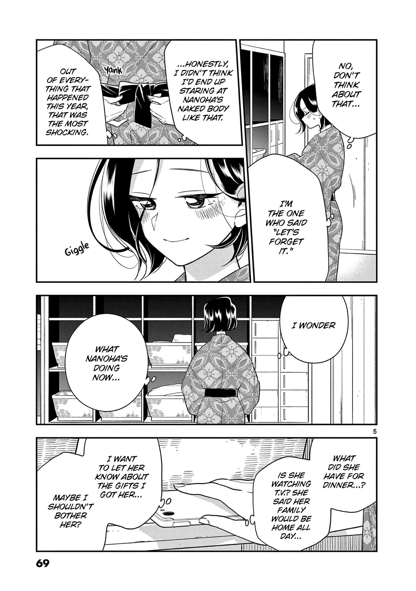 Hana Ni Arashi (Ruka Kovachi) Chapter 103 page 5 - Chapter 103: New Year's Resolution: Chidori's Side