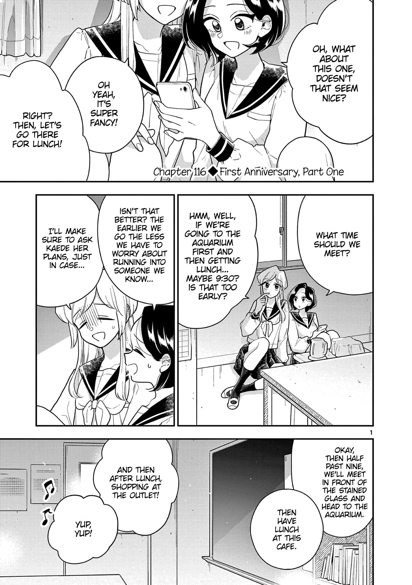 Hana Ni Arashi (Ruka Kovachi) Chapter 116 page 1 - Chapter 116: First Anniversary, Part One