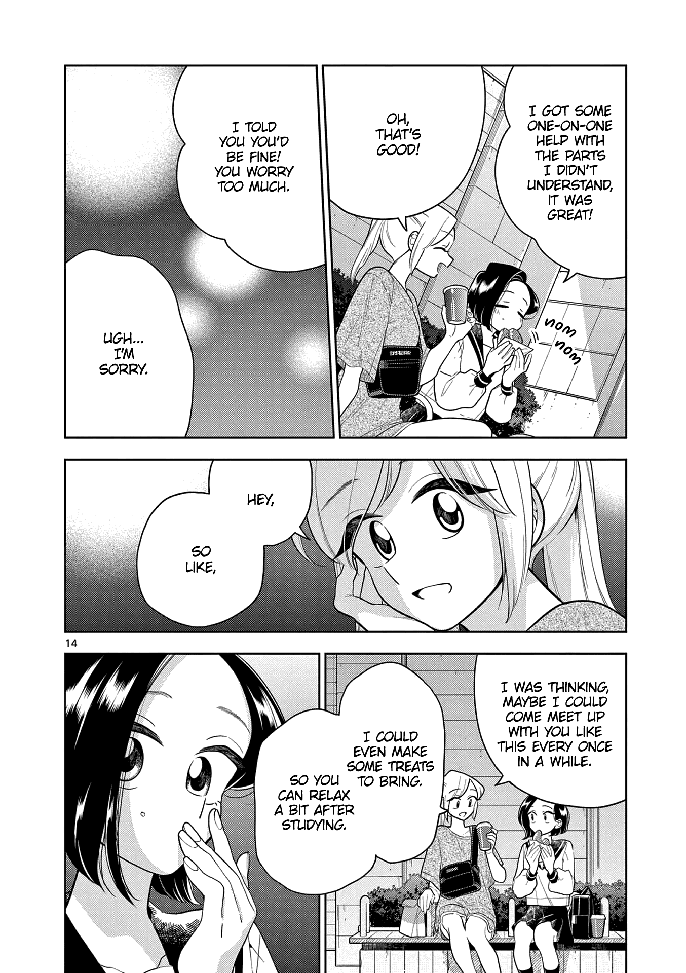 Hana Ni Arashi (Ruka Kovachi) Chapter 121 page 14 - Chapter 121: Moonlight and Doughnuts