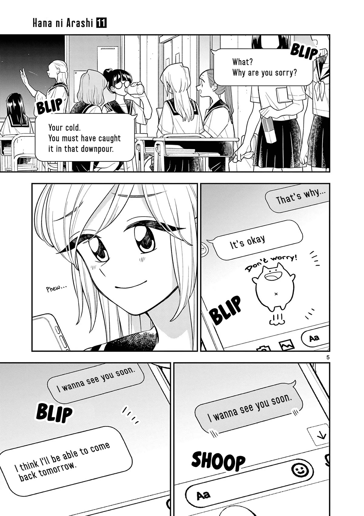Hana Ni Arashi (Ruka Kovachi) Chapter 130 page 5 - Chapter 130: Delirious With Fever