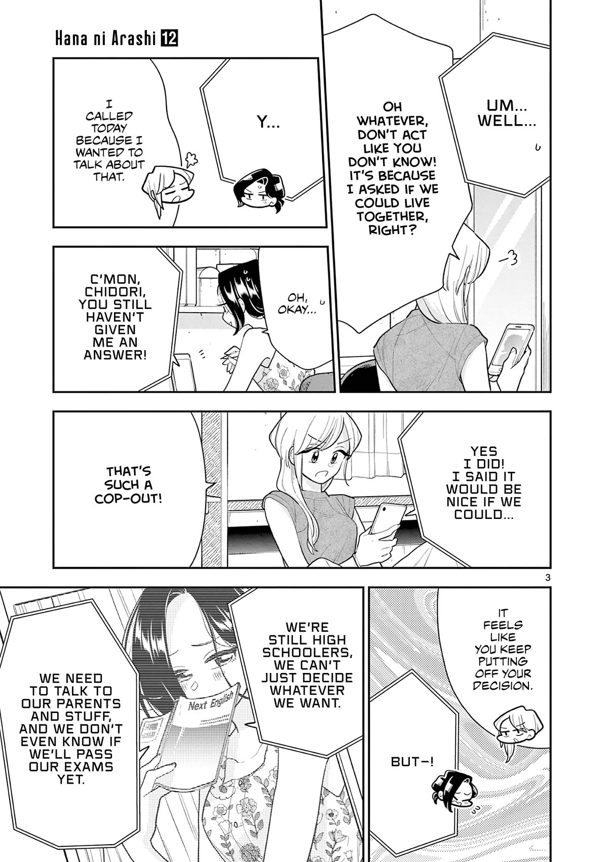 Hana Ni Arashi (Ruka Kovachi) Chapter 137 page 3 - Chapter 137: The Difference in Our Feelings
