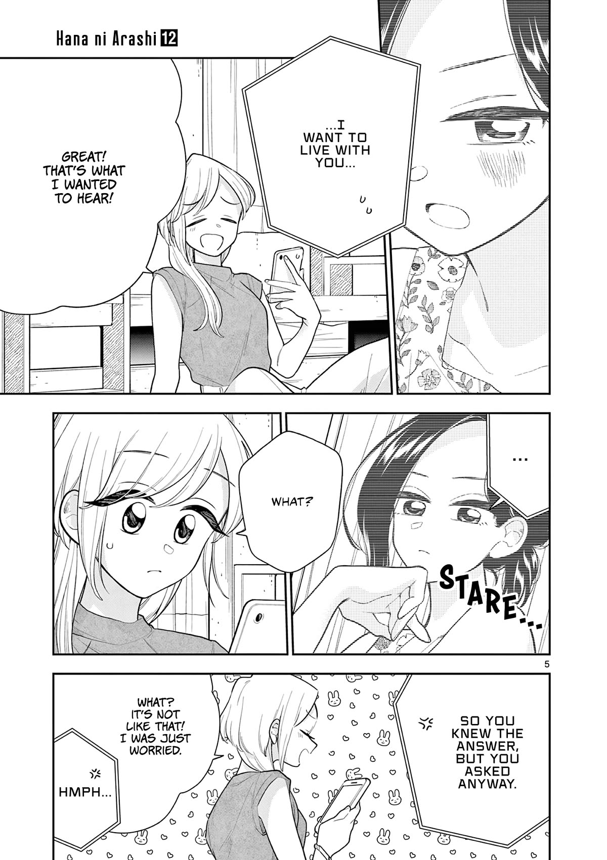 Hana Ni Arashi (Ruka Kovachi) Chapter 137 page 5 - Chapter 137: The Difference in Our Feelings