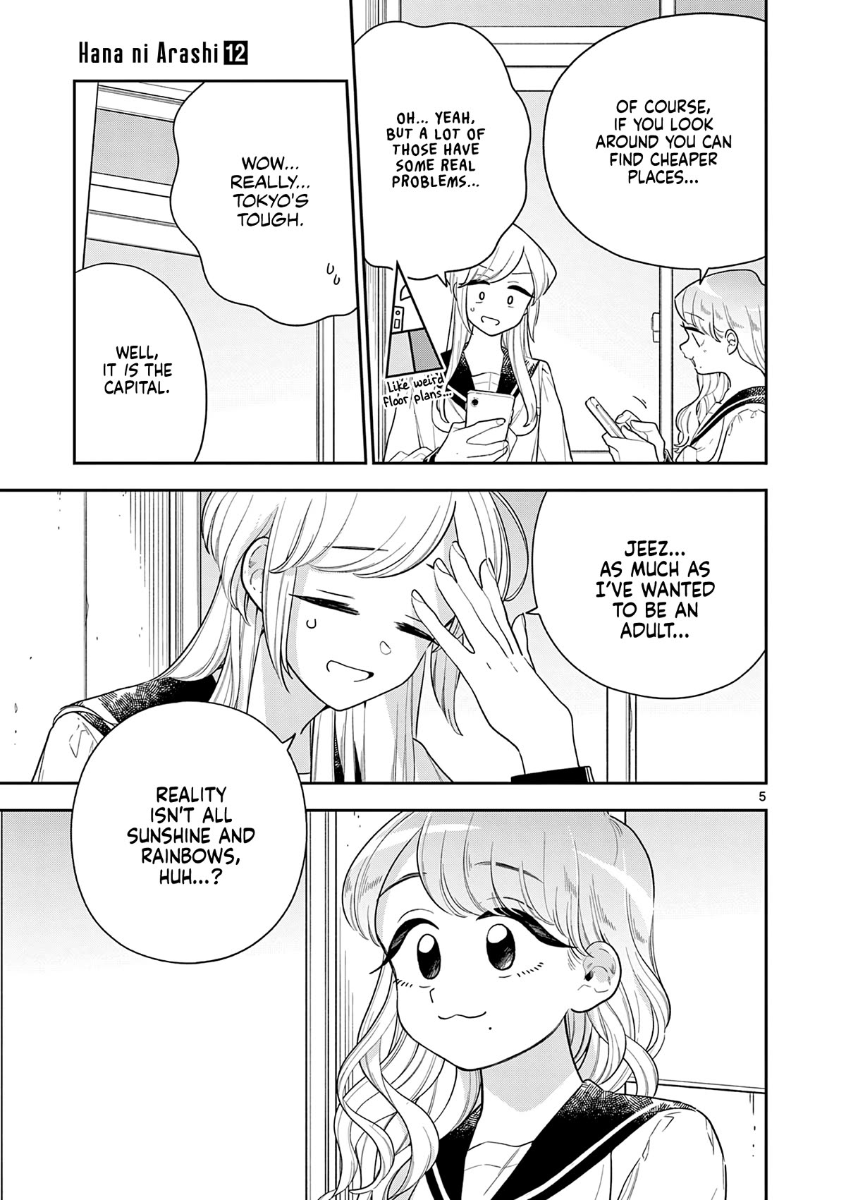 Hana Ni Arashi (Ruka Kovachi) Chapter 143 page 5 - Chapter 143: A Hint of Anxiety