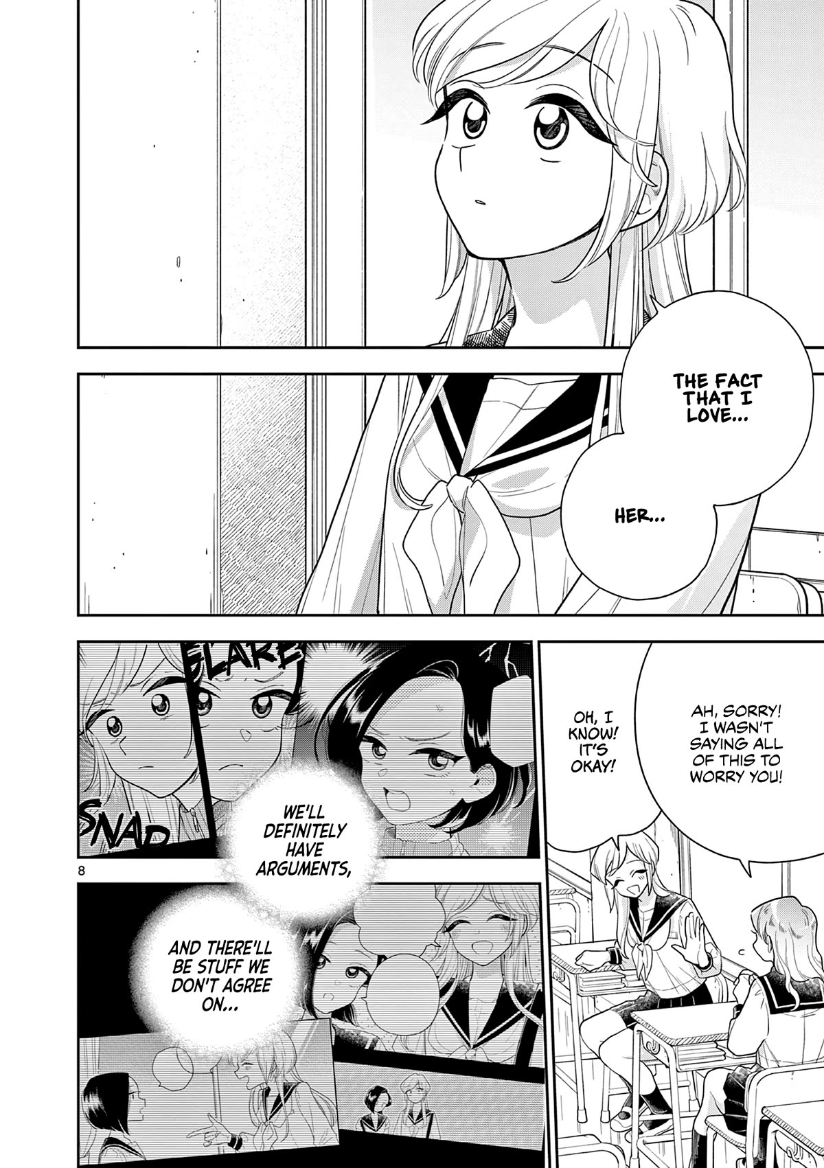 Hana Ni Arashi (Ruka Kovachi) Chapter 143 page 8 - Chapter 143: A Hint of Anxiety