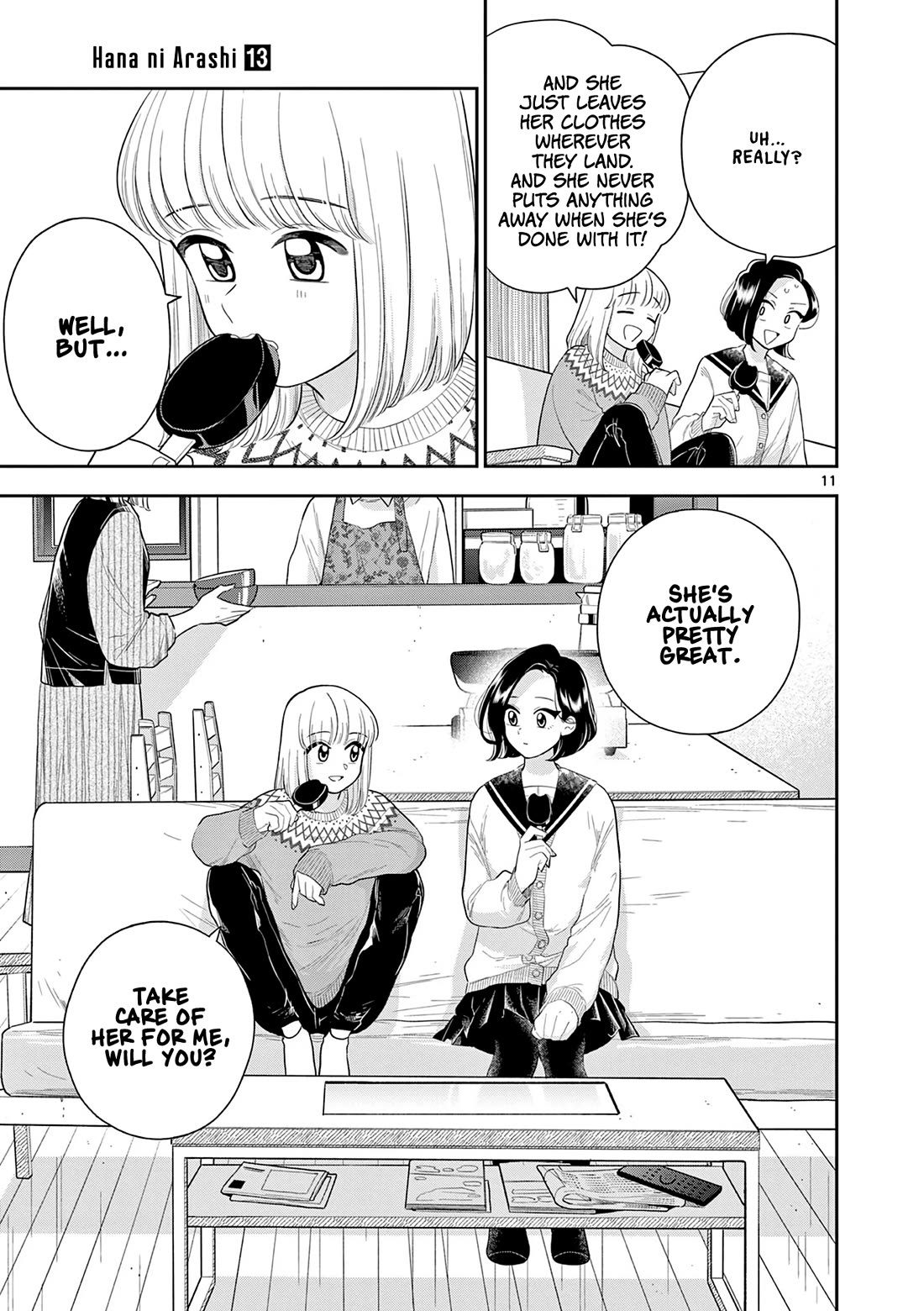 Hana Ni Arashi (Ruka Kovachi) Chapter 151 page 11 - Chapter 151: An Important Promise