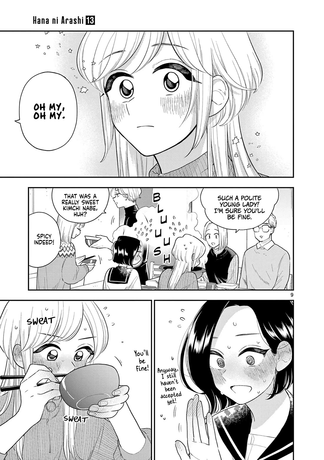 Hana Ni Arashi (Ruka Kovachi) Chapter 151 page 9 - Chapter 151: An Important Promise