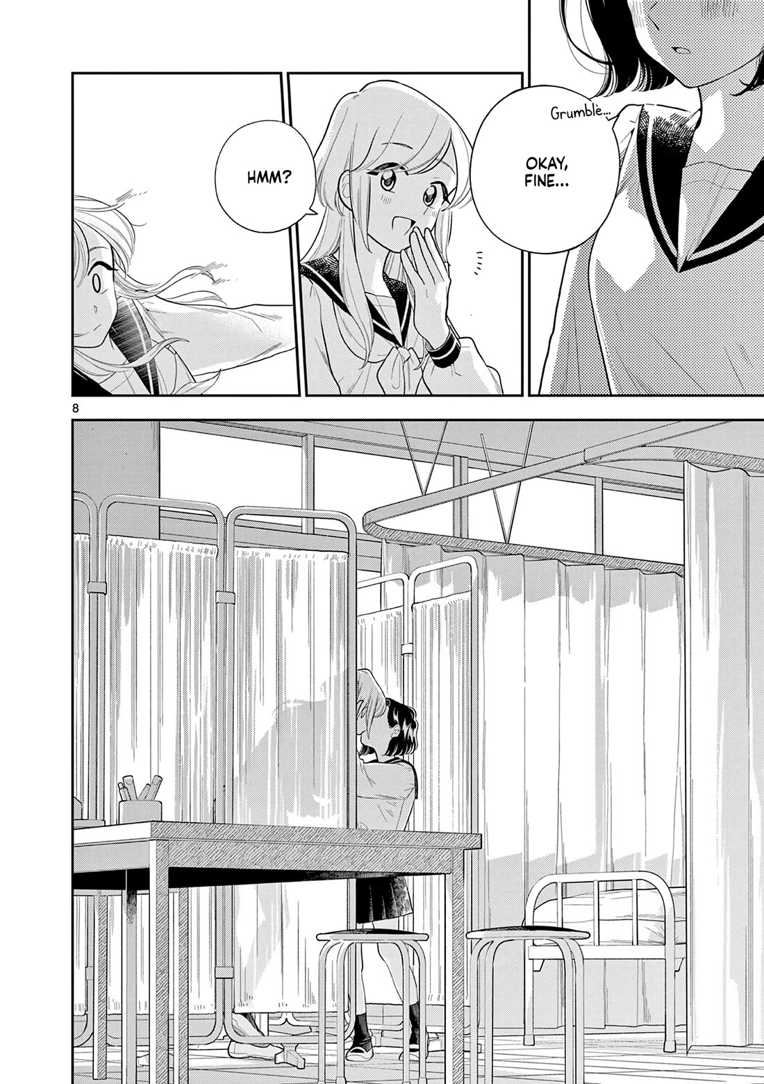 Hana Ni Arashi (Ruka Kovachi) Chapter 159 page 8 - Chapter 159: The Infirmary at Sunset