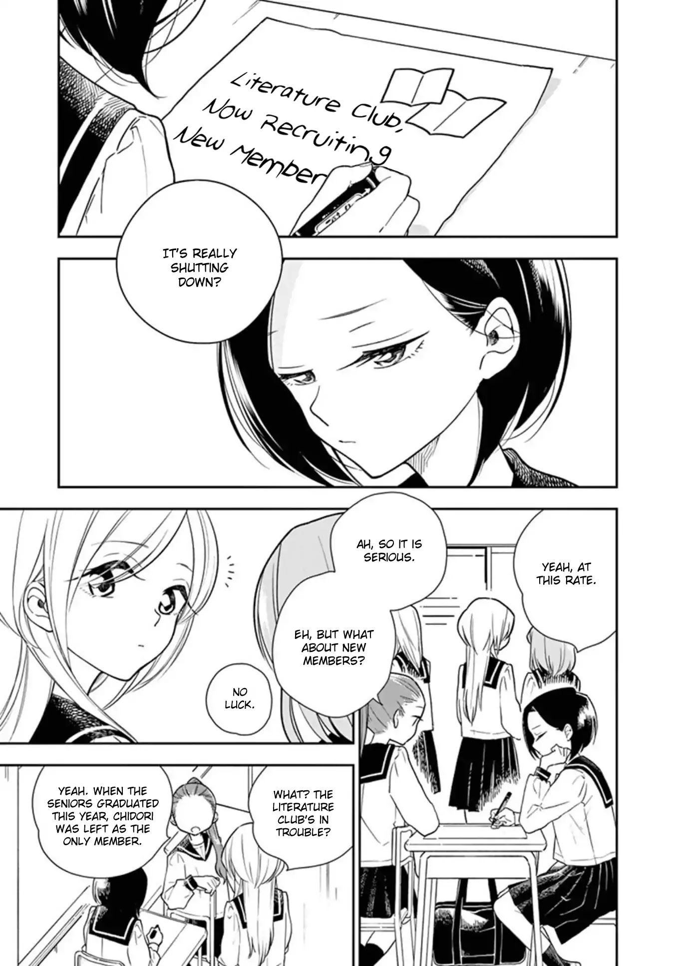 Hana Ni Arashi (Ruka Kovachi) Chapter 4 page 1 - Chapter 4: Together in the Club Room