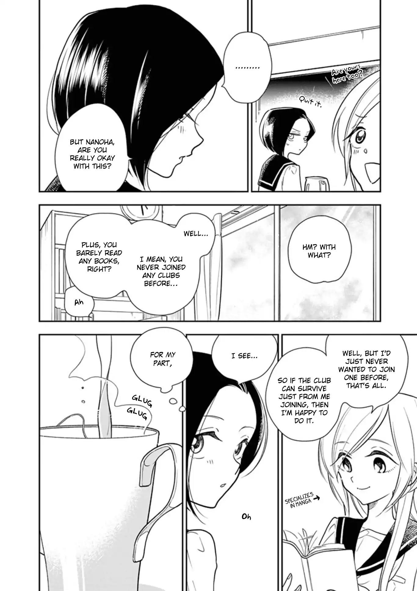 Hana Ni Arashi (Ruka Kovachi) Chapter 4 page 6 - Chapter 4: Together in the Club Room