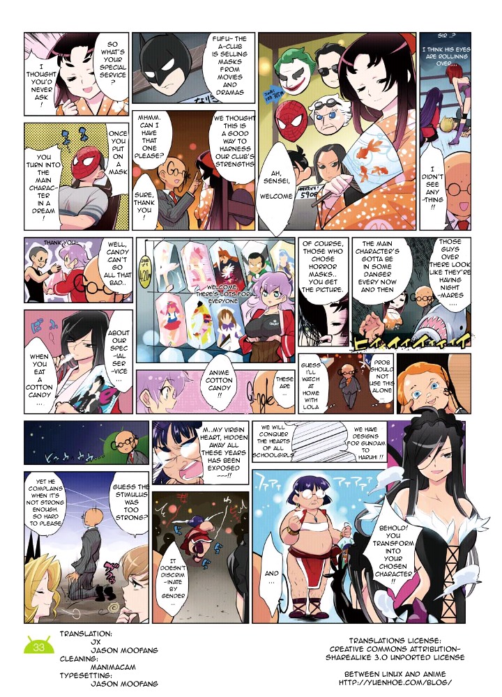 Hana no Android Gakuen Chapter 12.8 page 2 - Chapter 12.8 : Summer Special 2 - Summer Festival! The Clubs Battle It Out With The...