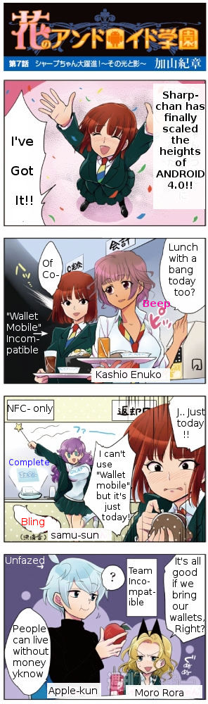 Hana no Android Gakuen Chapter 7 page 1 - Chapter 7 : Sharp-chan's Great Leap Forward! The Ups and Downs
