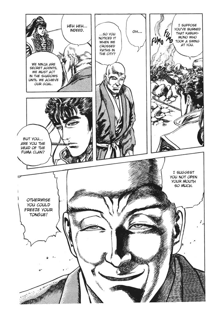 Hana no Keiji Chapter 59 page 19 - Chapter 59: The Ninja's Diabolical Smile