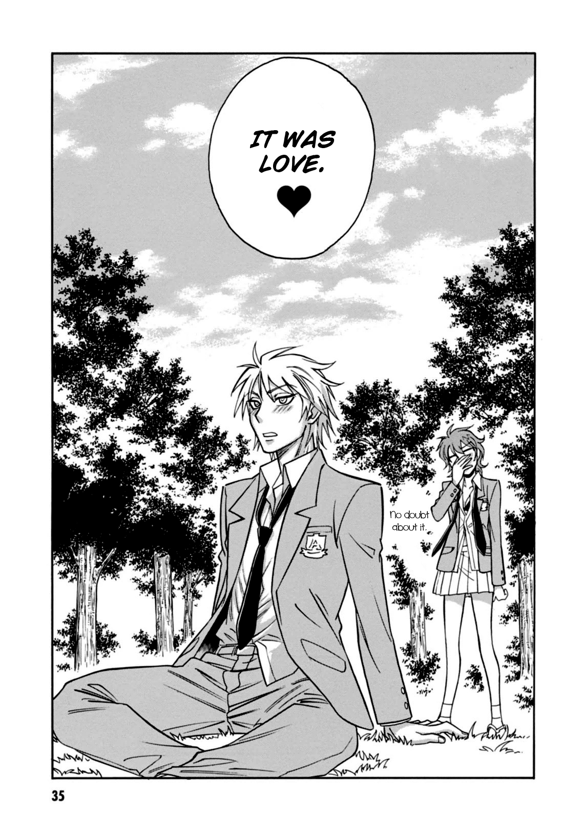 Hana no Miyako! Chapter 12.2 page 36 - Chapter 12 v2 : A Premonition of Love. Miyako's Anxiety.