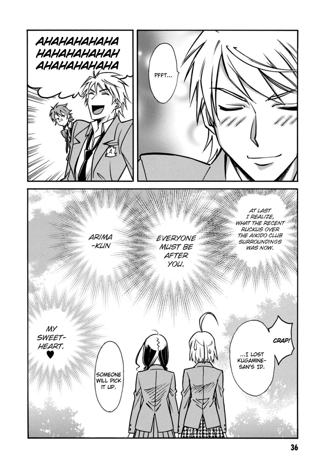 Hana no Miyako! Chapter 12.2 page 37 - Chapter 12 v2 : A Premonition of Love. Miyako's Anxiety.